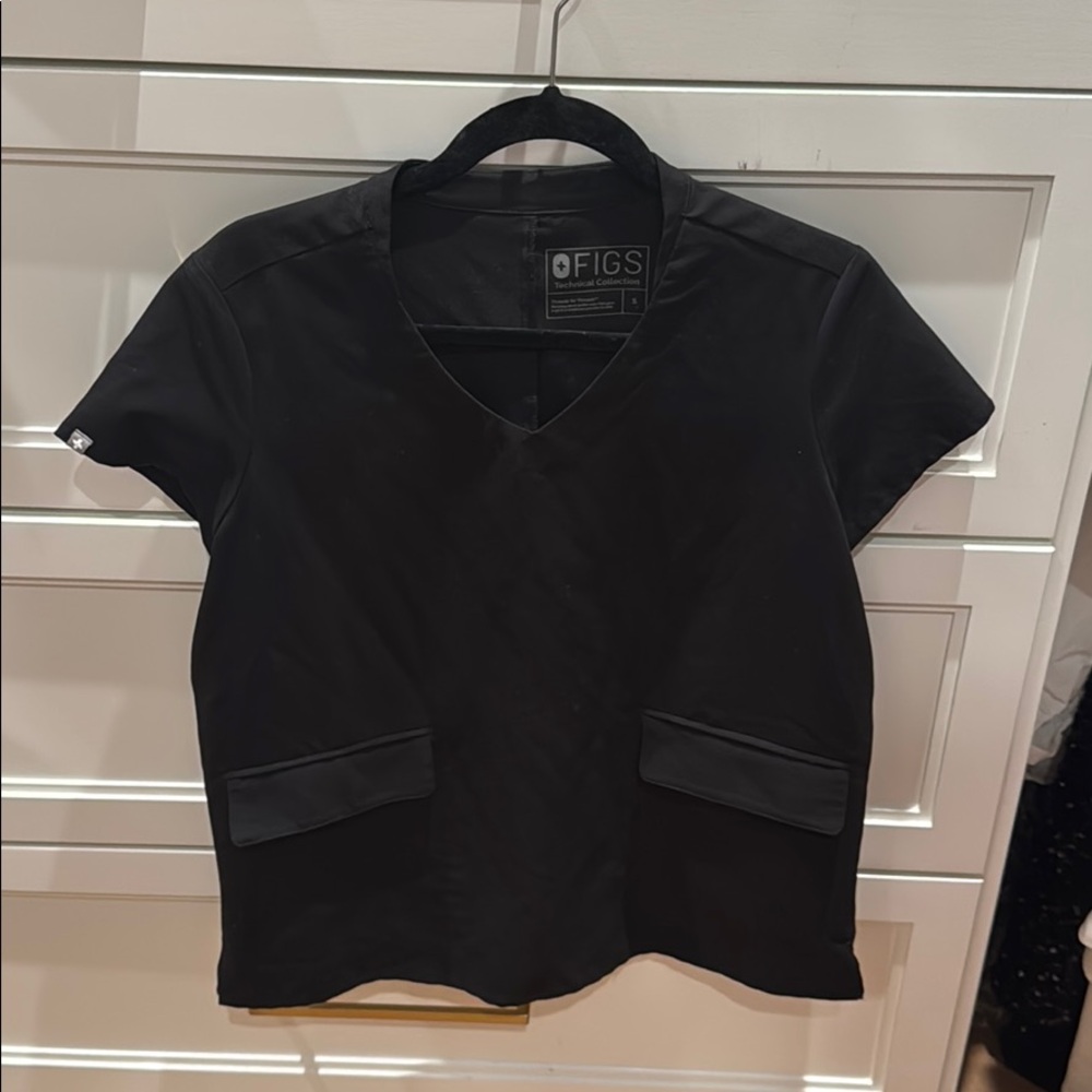 Figs Vneck Scrub Top Size S